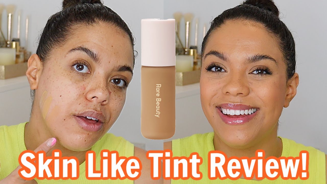 Rare Beauty Tinted Moisturizer Review! Wear Test, Flash Photo