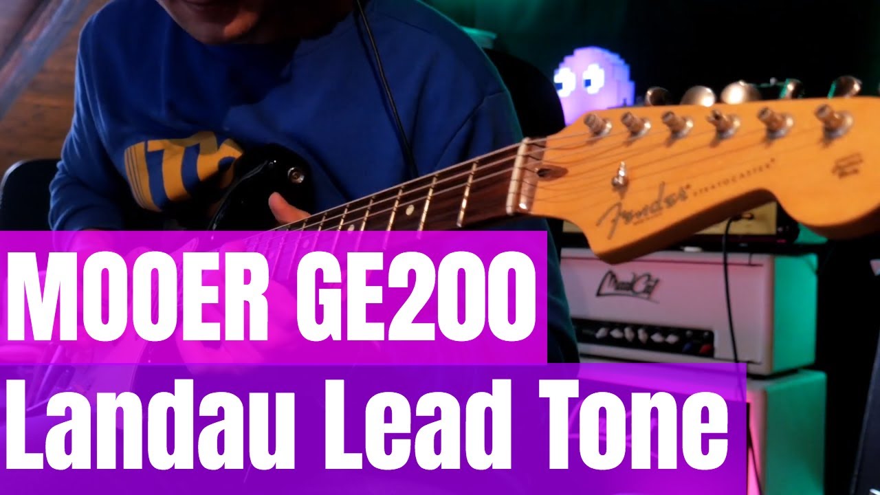 MOOER GE200 - Michael Landau Tone - Vasco Rossi - Gli Angeli guitar solo