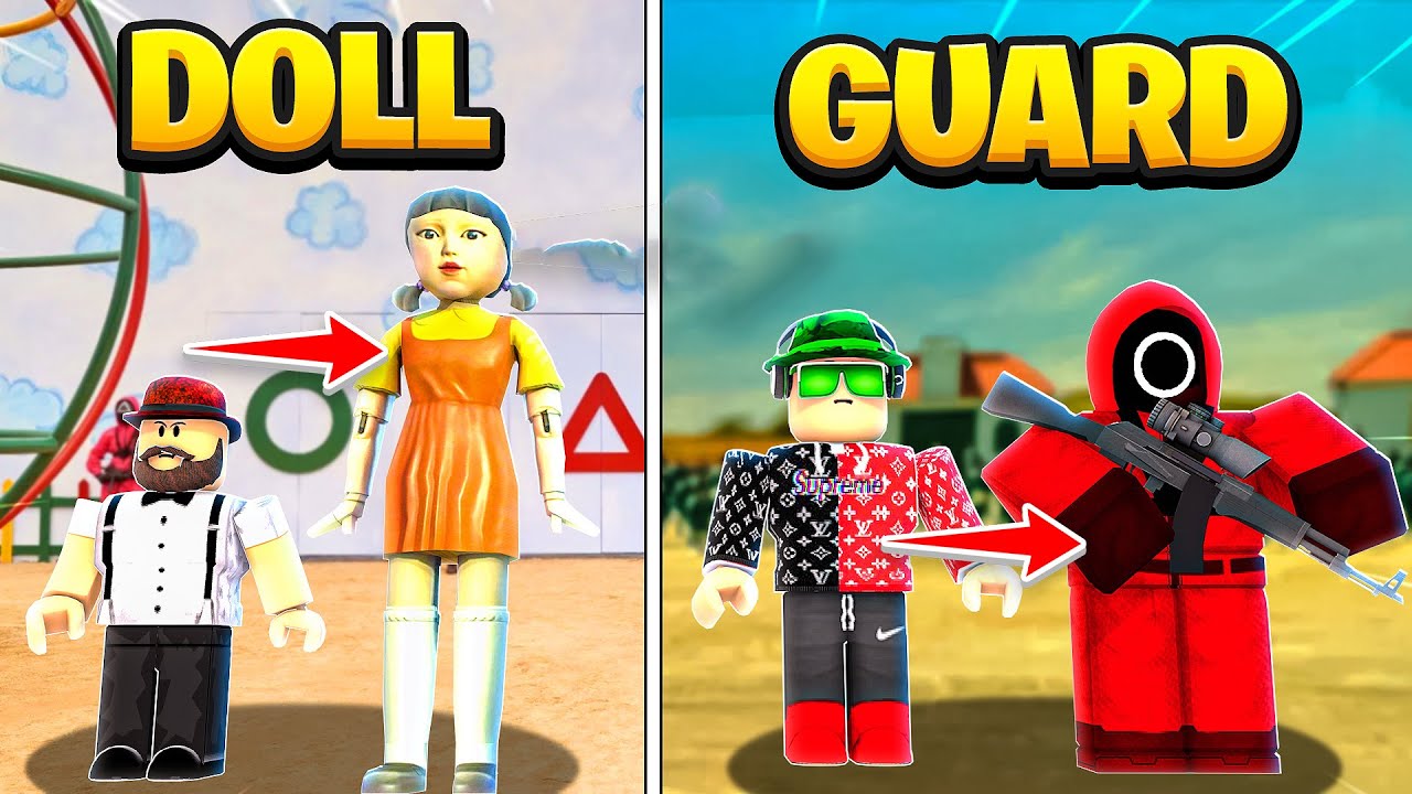 SimasGamer became the GUARD and SgDAD became the DOLL in Squid Game Story! | Roblox