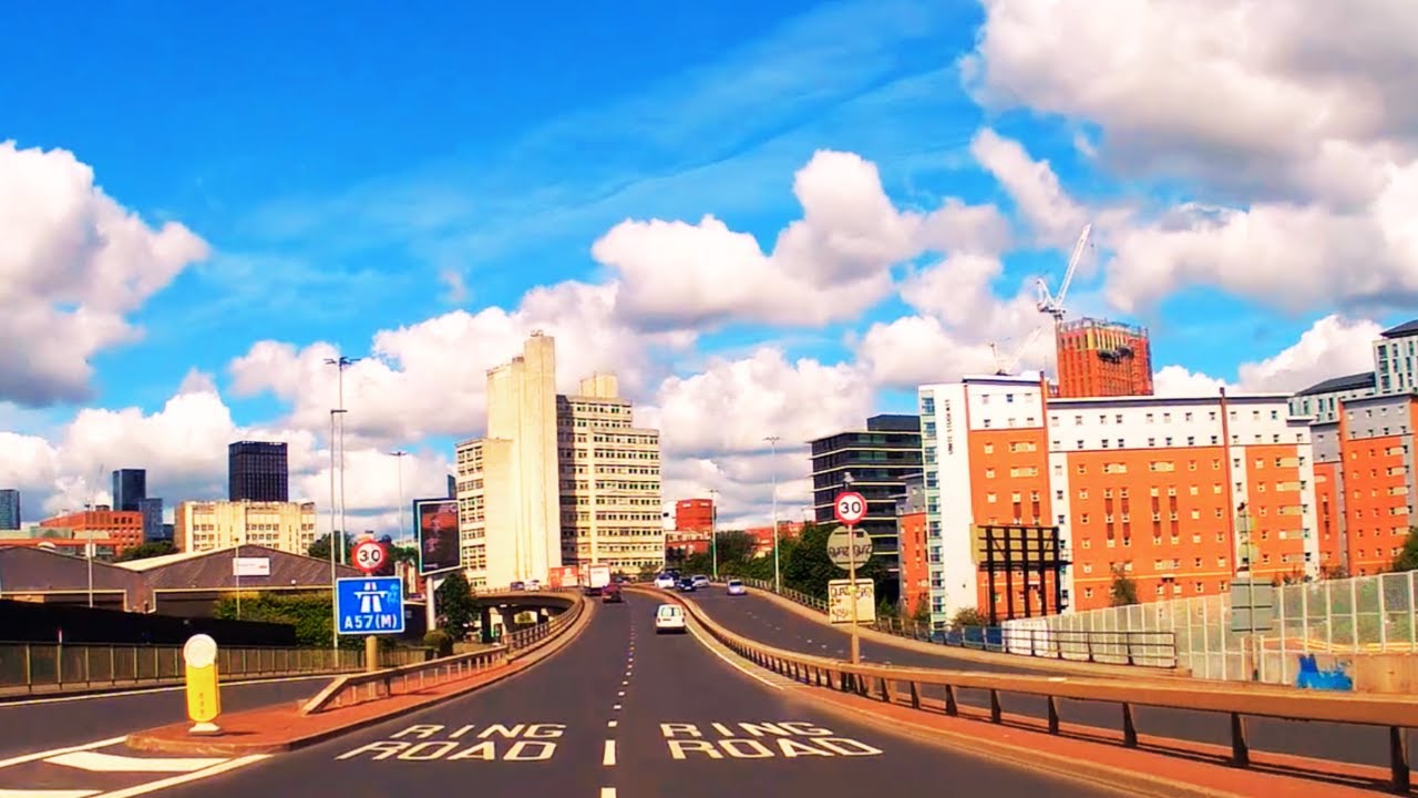 Departing Manchester through Ancoats & Moss Side