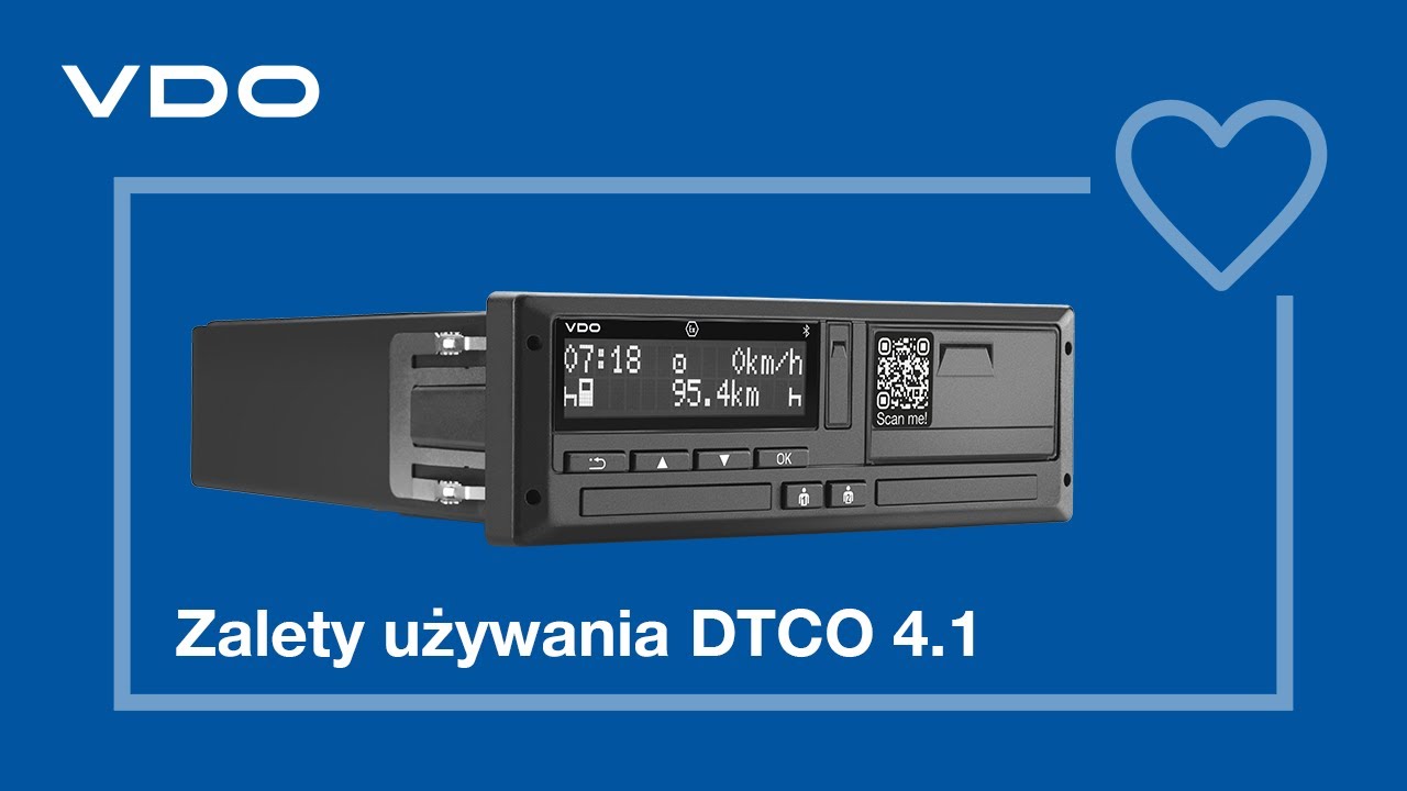 Dlaczego warto mieć na pokładzie nowy tachograf DTCO 4.1?