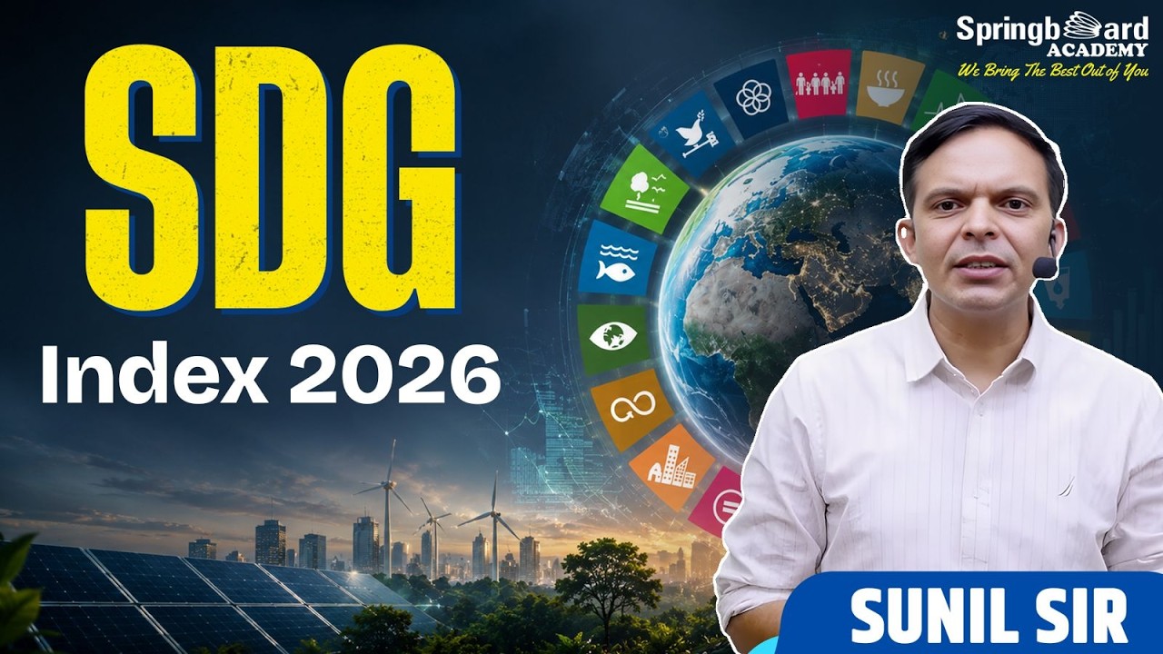SDG Index 2026 | Sunil Sir | Springboard Academy
