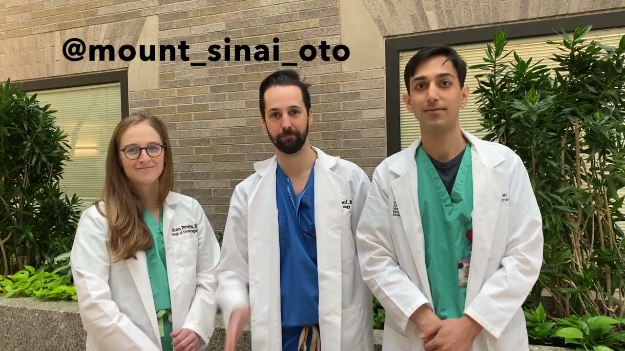 Mount Sinai Otolaryngology Residency Tour Video 2024