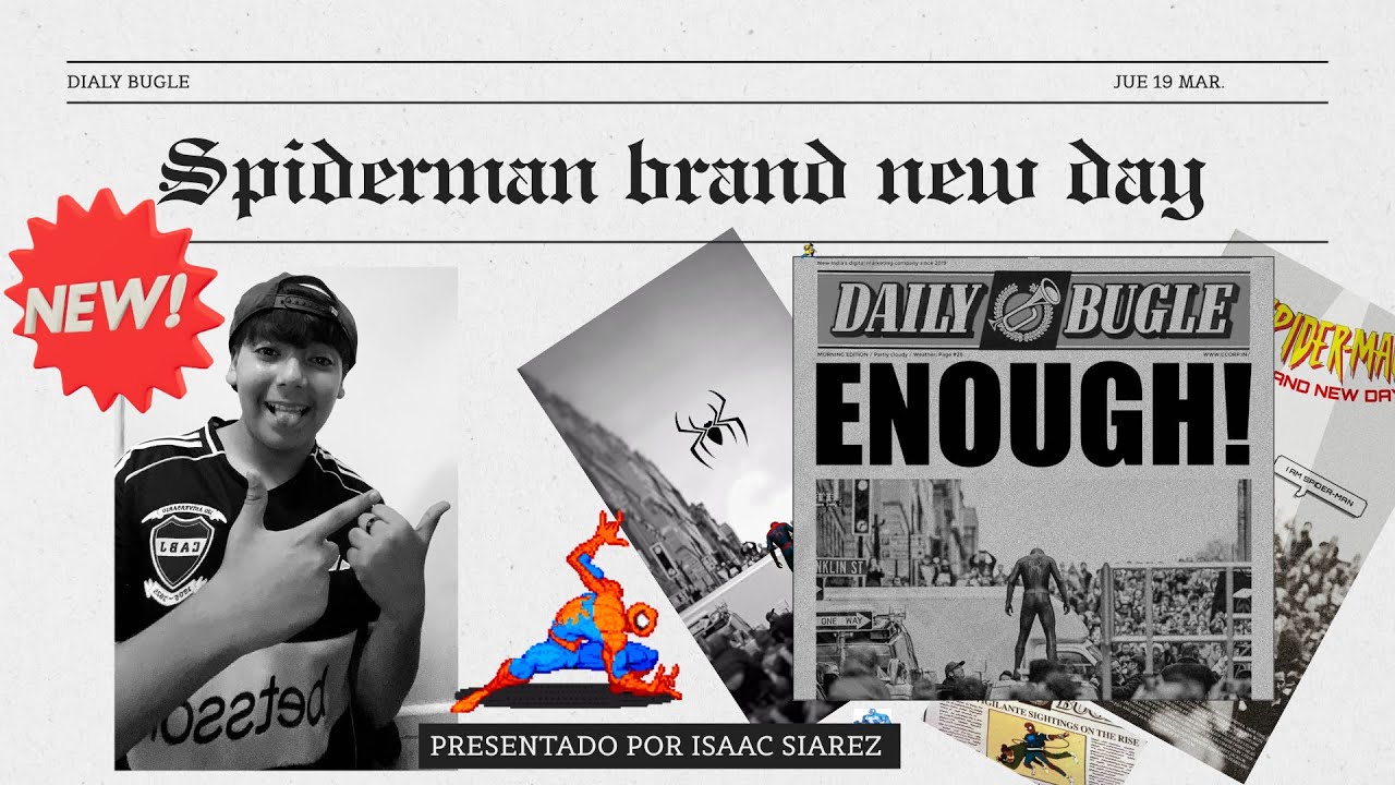 Reaccionó al trailer de Spiderman brand new Day