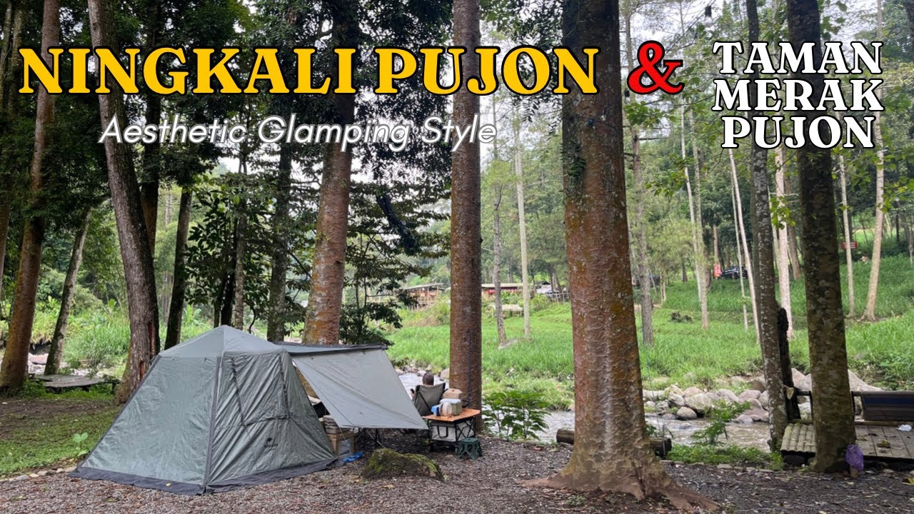 Camping keluarga di Ningkali Pujon | Glamping terbaru di Malang | Taman Merak Pujon Malang