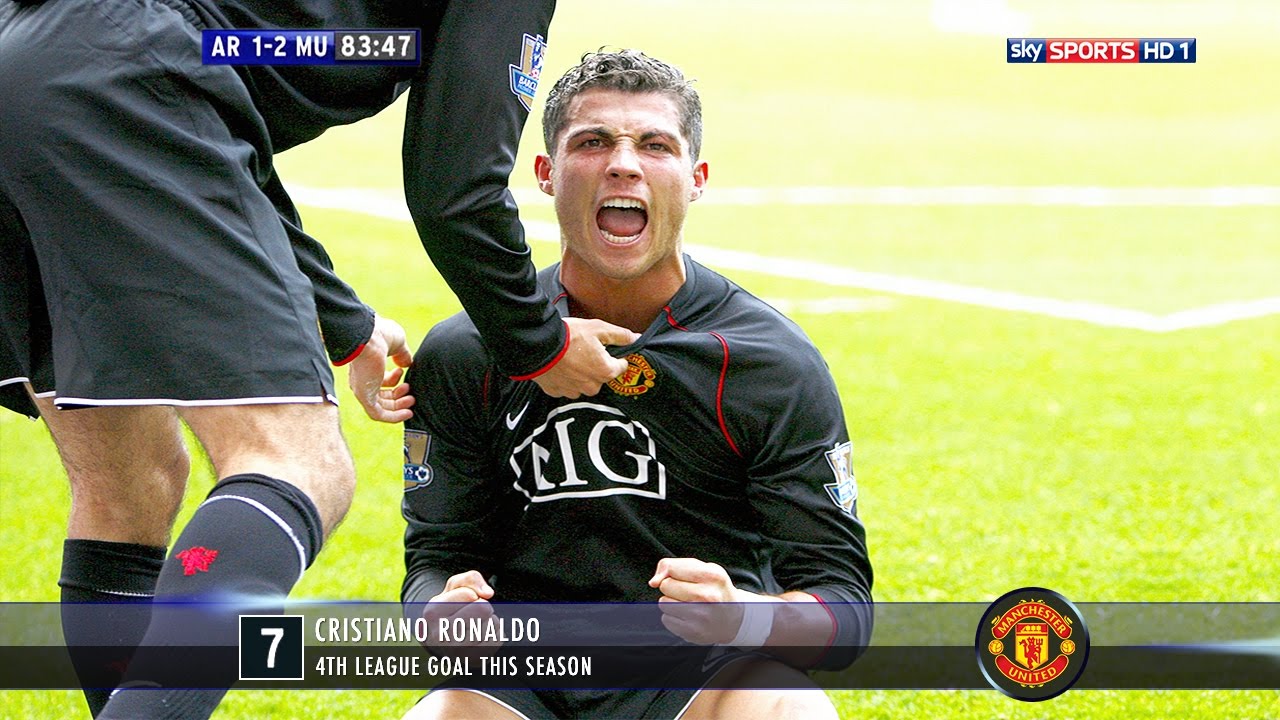 Cristiano Ronaldo vs Arsenal Away 07-08 HD 720p by Hristow