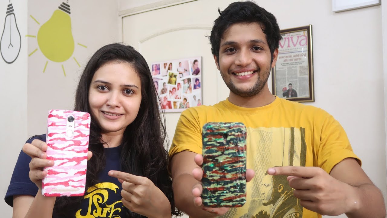 DIY CAMOUFLAGE phone case ft. Deepika Bakes