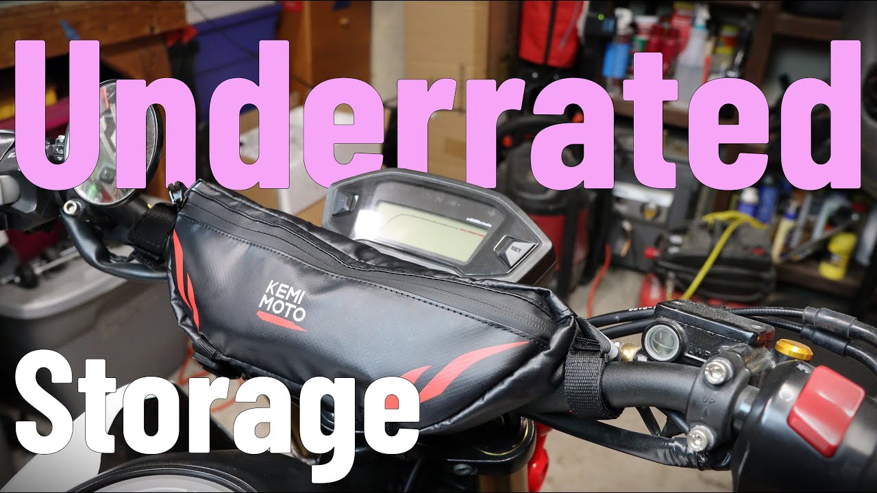 Don't Sleep on the Convenience of a Handlebar Bag! Kemimoto Bar Bag Review.