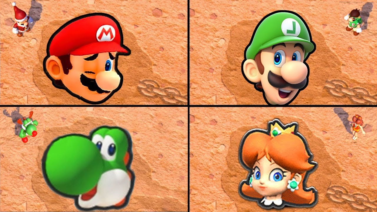 [マリオパーティ スーパースターズ] マリオ vs ルイージ vs ヨッシー vs デイジー (COM アルティメットマスター)