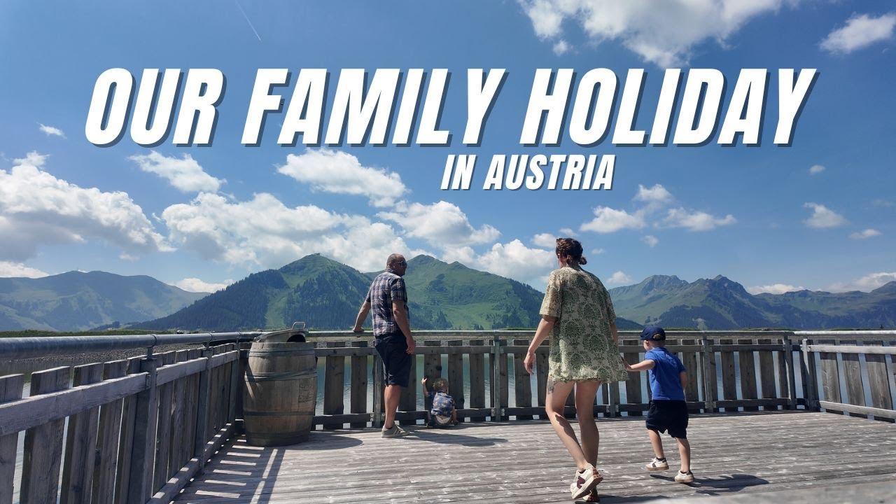 Family of 4 holiday vlog in Saalbach, Austria. Alpin Juwel Hotel. Traveling with 2 kids