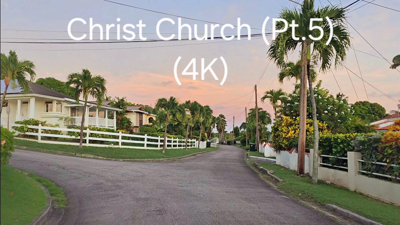 Driving in Barbados - Exploring The Parish of Christ Church (Part.5) (4K)