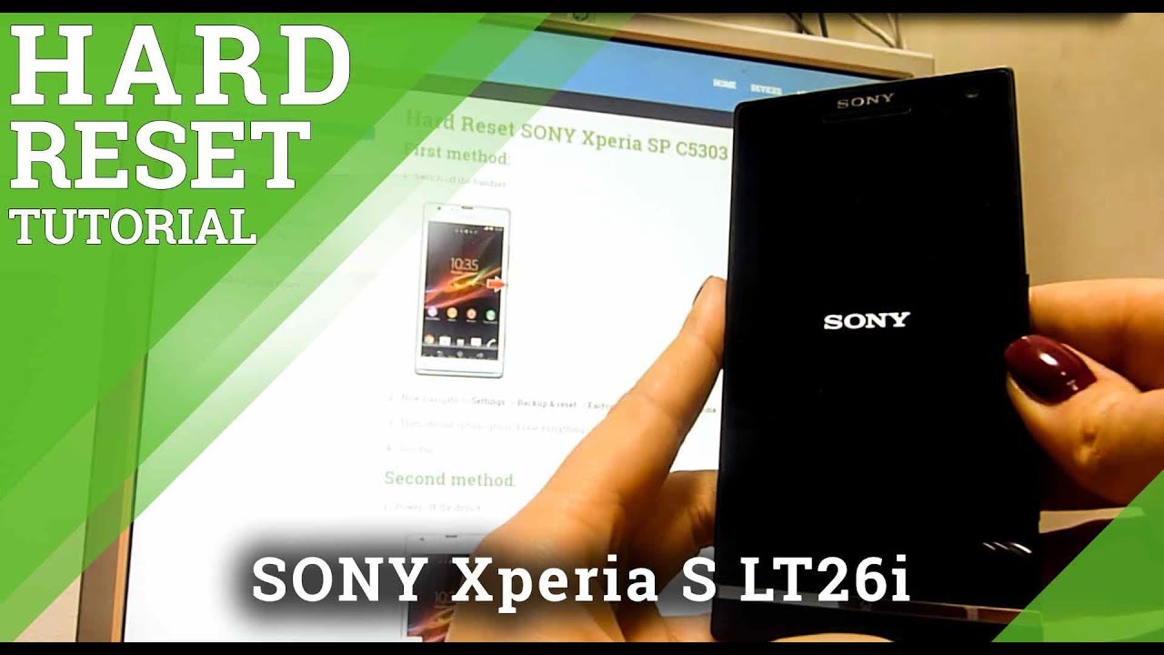 Hard Reset SONY Xperia S LT26i