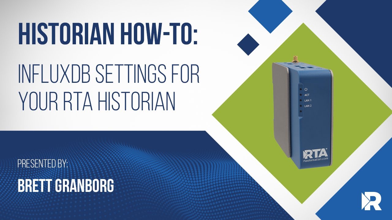Historian How-To: InfluxDB Settings for your RTA Historian