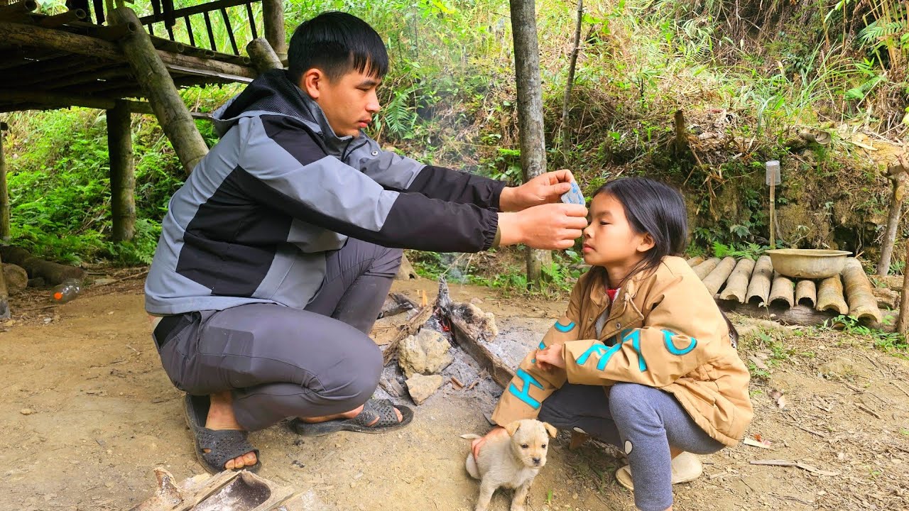 Orphan girl - Mr. Vuong wholeheartedly helped the little girl recover her health return to life.