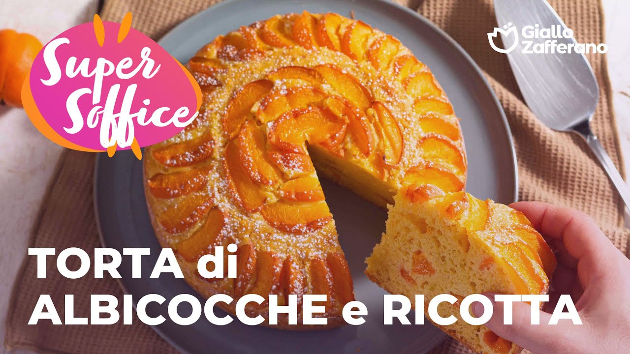 TORTA di ALBICOCCHE e RICOTTA: RISULTATO SOFFICE e GOLOSO😍🧡🤍