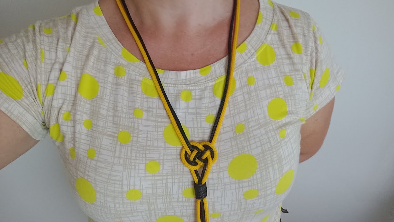 Colar macrame cordão náutico, sem fecho, prático e fácil 🫶❤️ lindo lindo