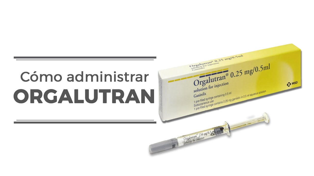 Cómo administrar Orgalutran - CRA Barcelona