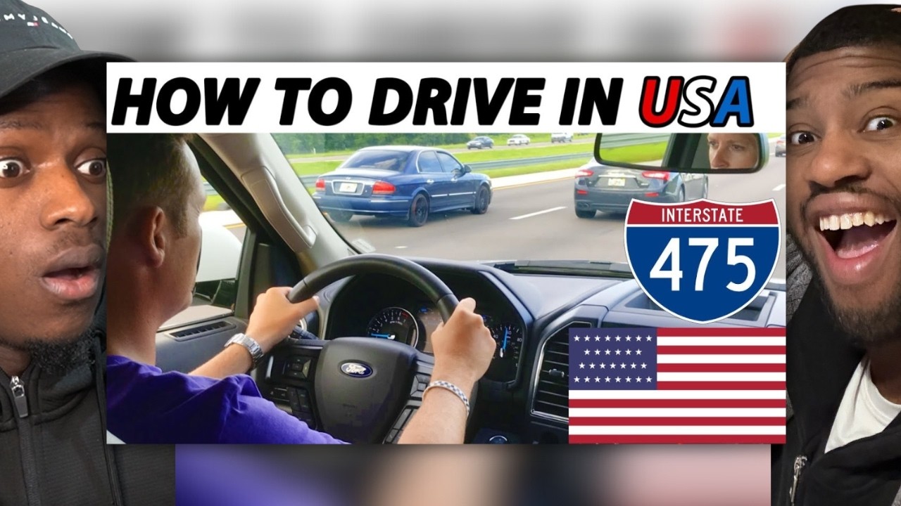 🇬🇧Brits Try To Understand How Driving Works In America!!