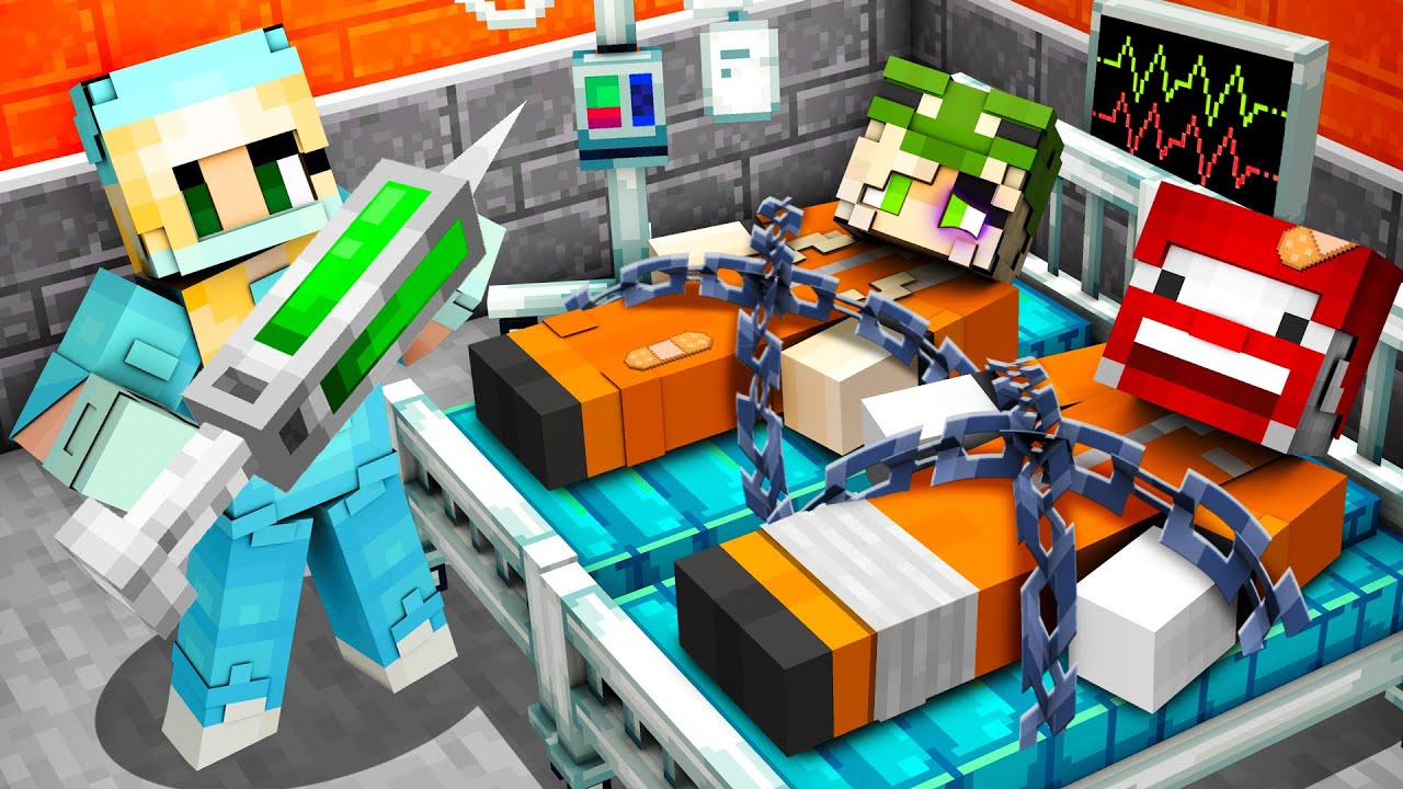 UNSERE FLUCHT ENDET IN DER KRANKENSTATION in MINECRAFT GEF&Auml;NGNIS 2