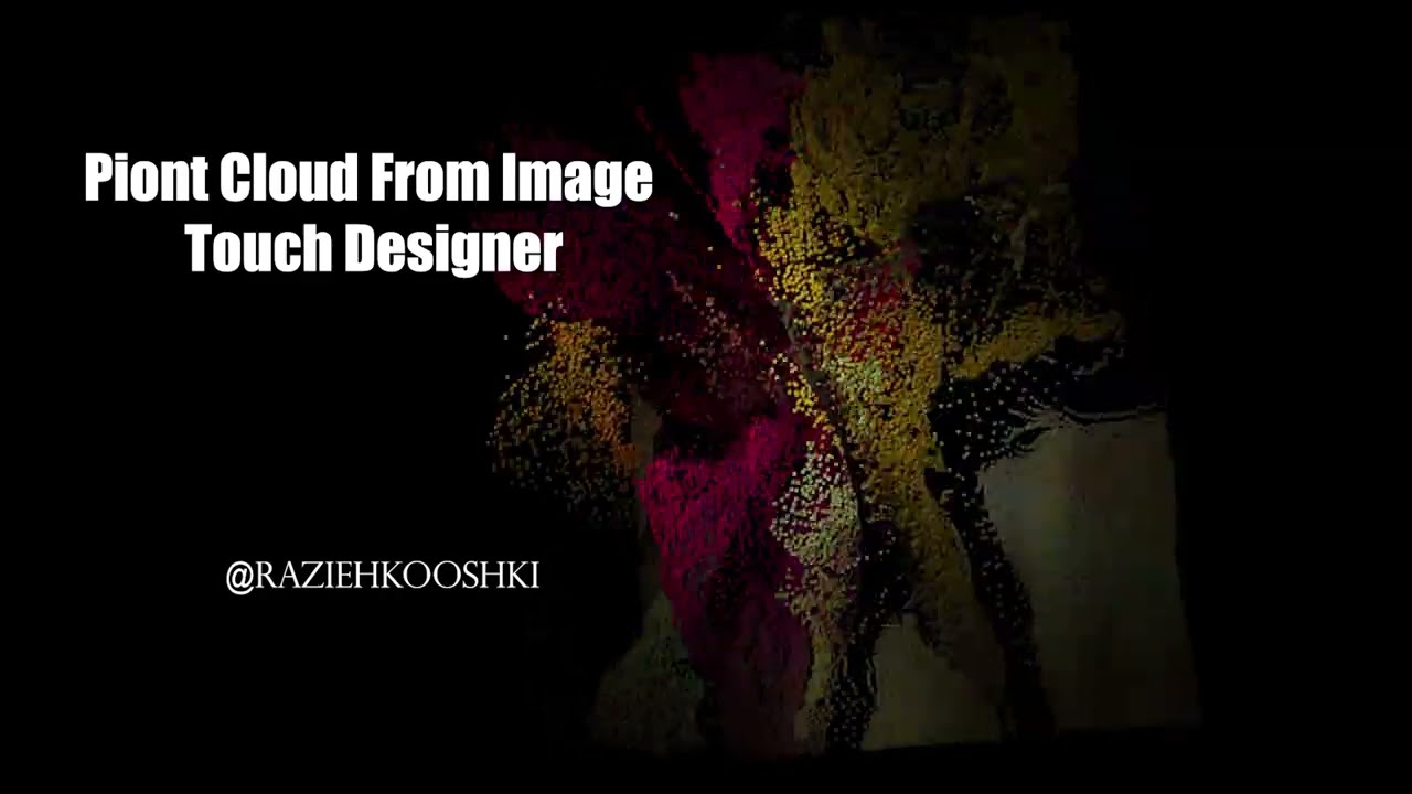 TOUCHDESIGNER Tutorial - Point Cloud from image