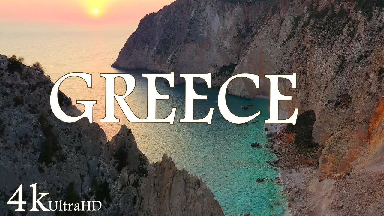 GREECE  IN 4k  - INCREDIBLE SCENES AND HIDDEN GEMS 