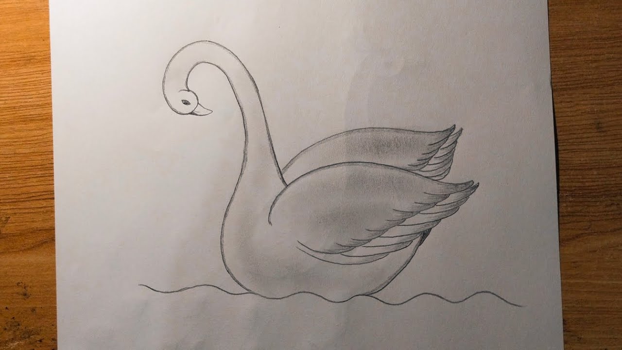 How to draw a easily duck drawing | step by step drawing tutorial 