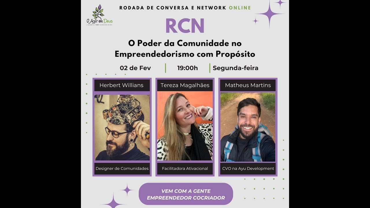 RCN  - O Poder da Comunidade no Empreendedorismo com Propósito