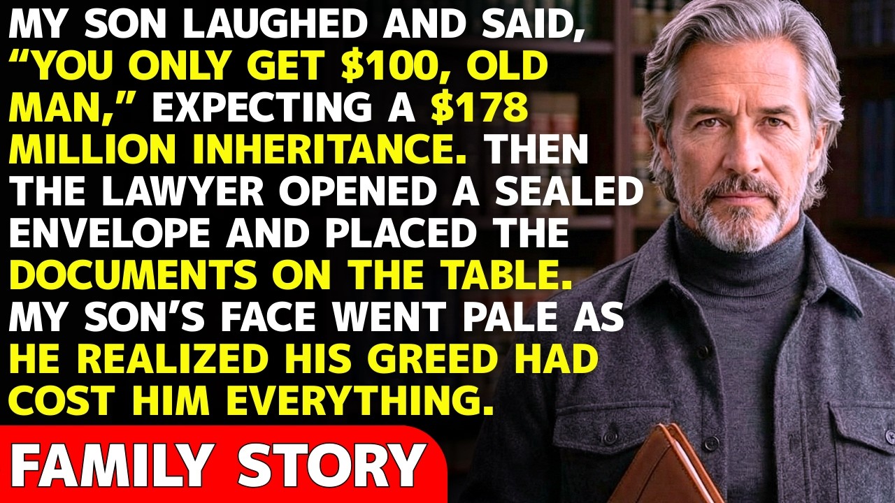 My Son Said I Get Nothing From The $178 Million Will… Until The Lawyer Revealed This — True Story