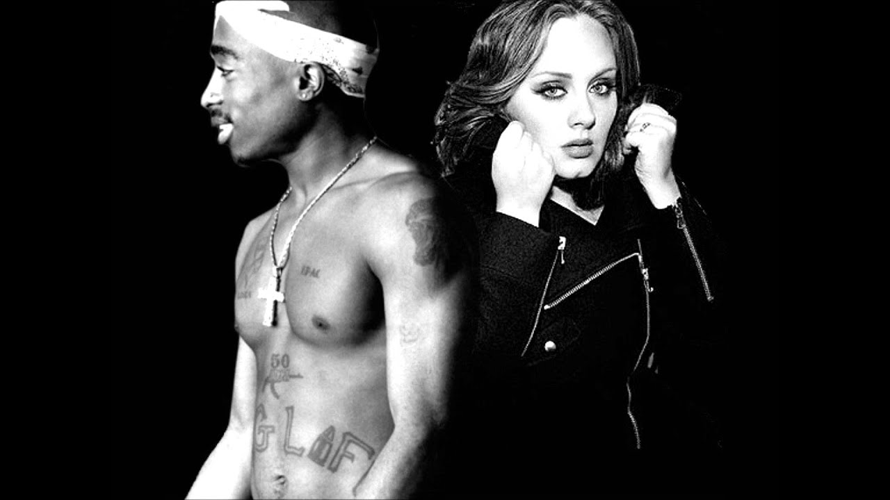 2pac feat Adele - My Block Hometown Glory Slow