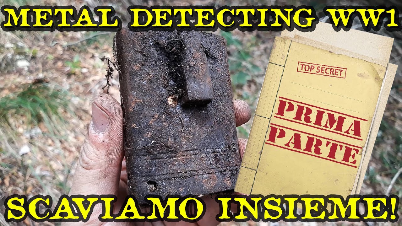 Metal Detecting WW1 Cerchiamo sotto una STRADA MILITARE! Pt.1