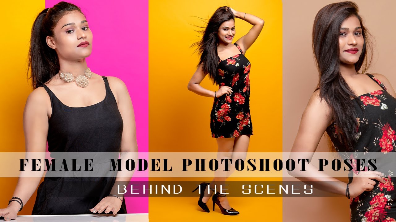 FEMALE  MODEL PHOTOSHOOT POSES ||  behind the scenes
