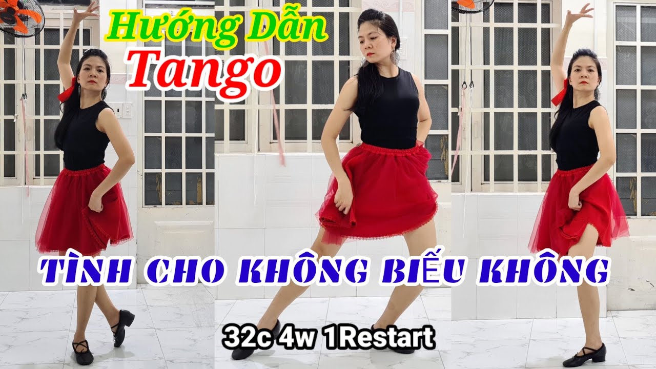 Hướng Dẫn Tango Tình Cho Không Biếu Không - Vy's Linedance