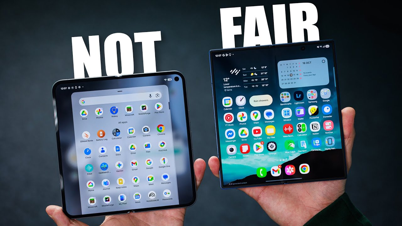 Pixel 10 Pro Fold против Galaxy Z Fold 7: НЕ СОВЕРШАЙТЕ ОШИБКУ