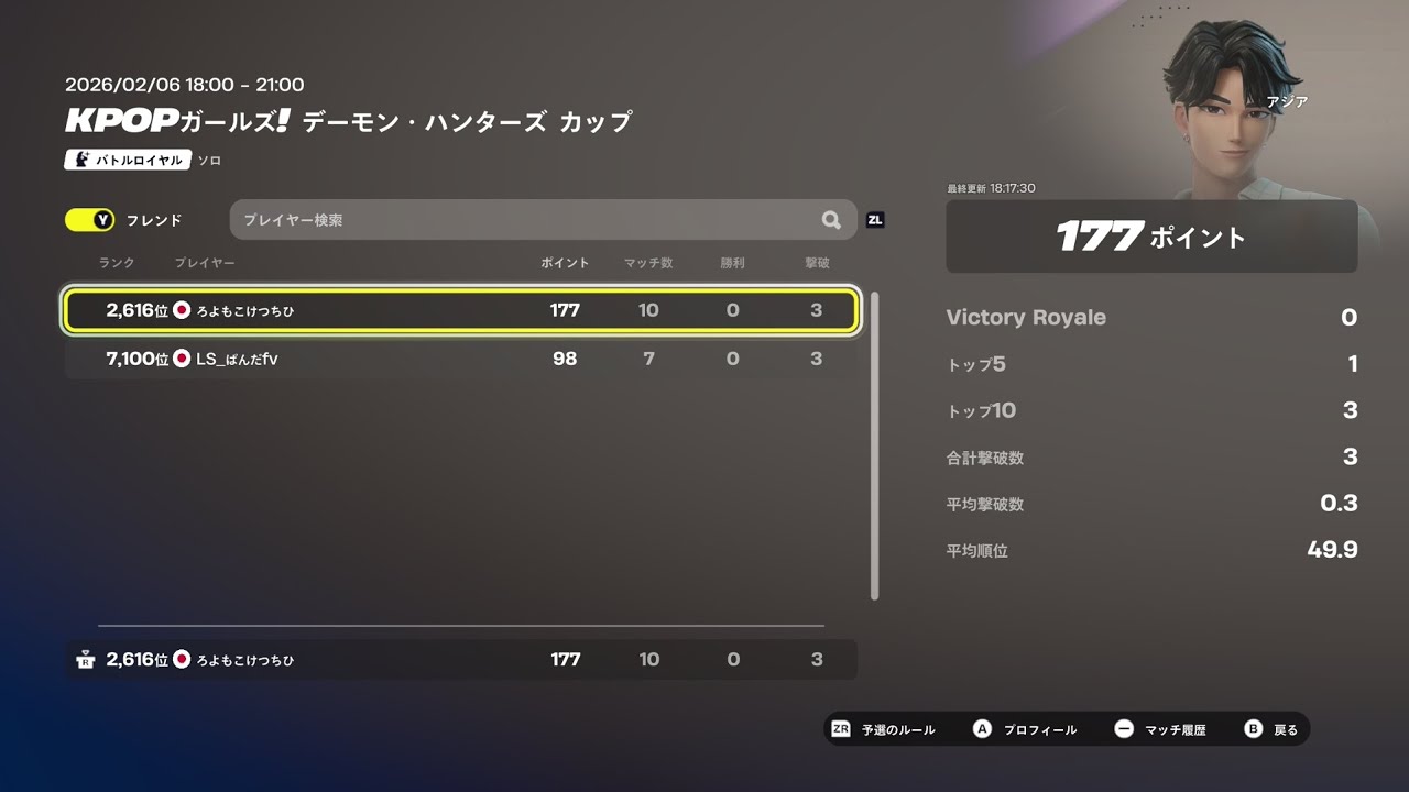 switch2勢がソロのスキン大会やってきた！！