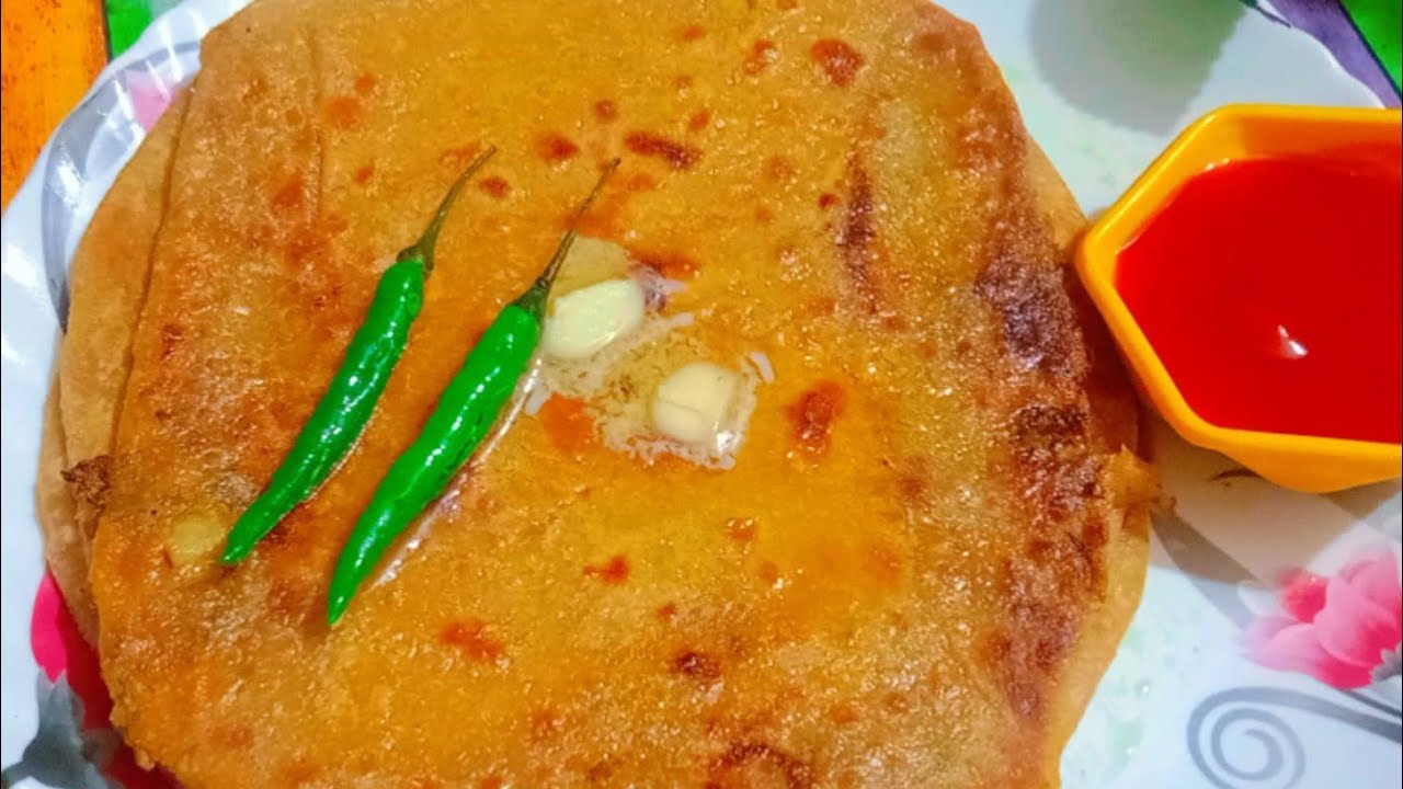 पाव भाजी मसाला परांठा की रेसिपी स्वादिष्ट और टेस्टी 😋👌