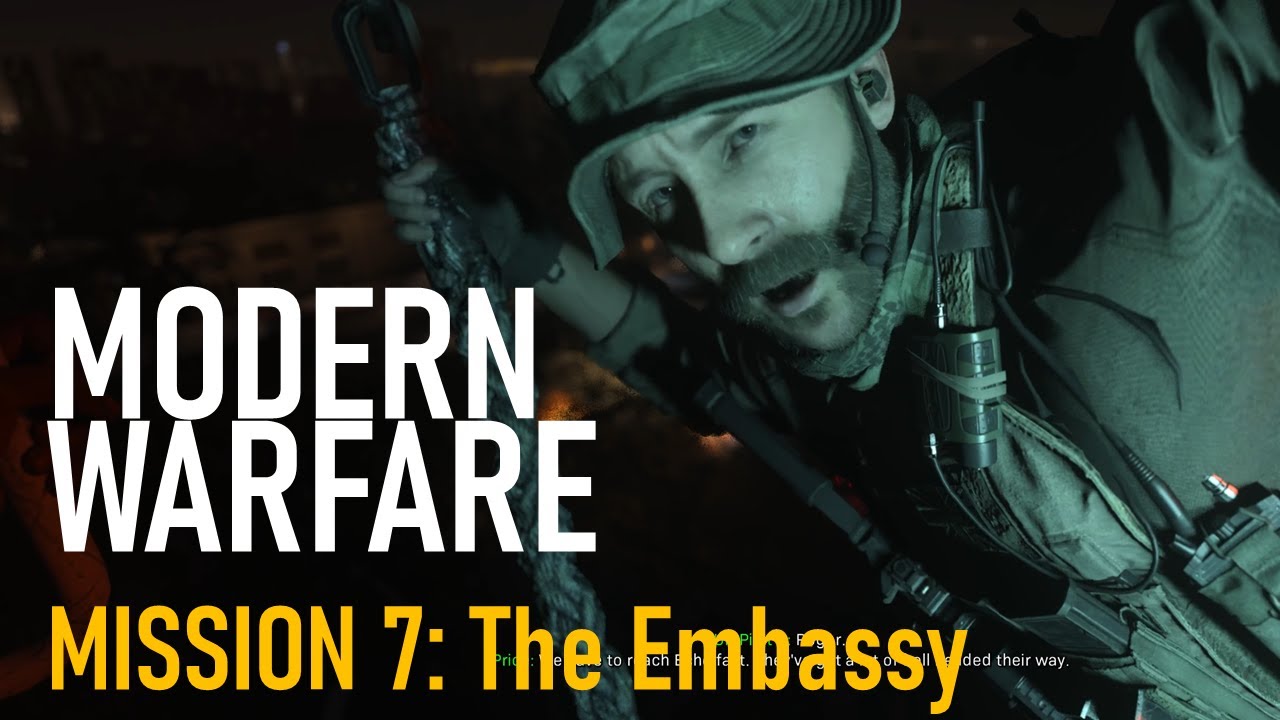 Call of Duty: Modern Warfare (2019) – Mission 7: “The Embassy” | No Commentary
