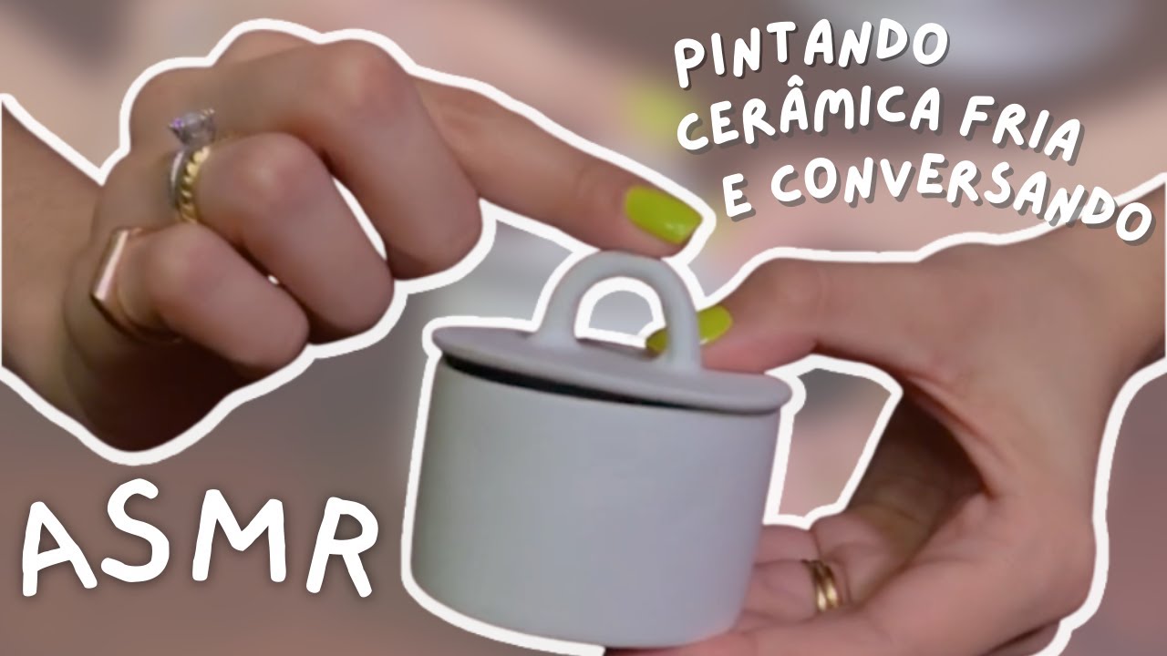 asmr: pintando cerâmica fria & conversando até você dormir