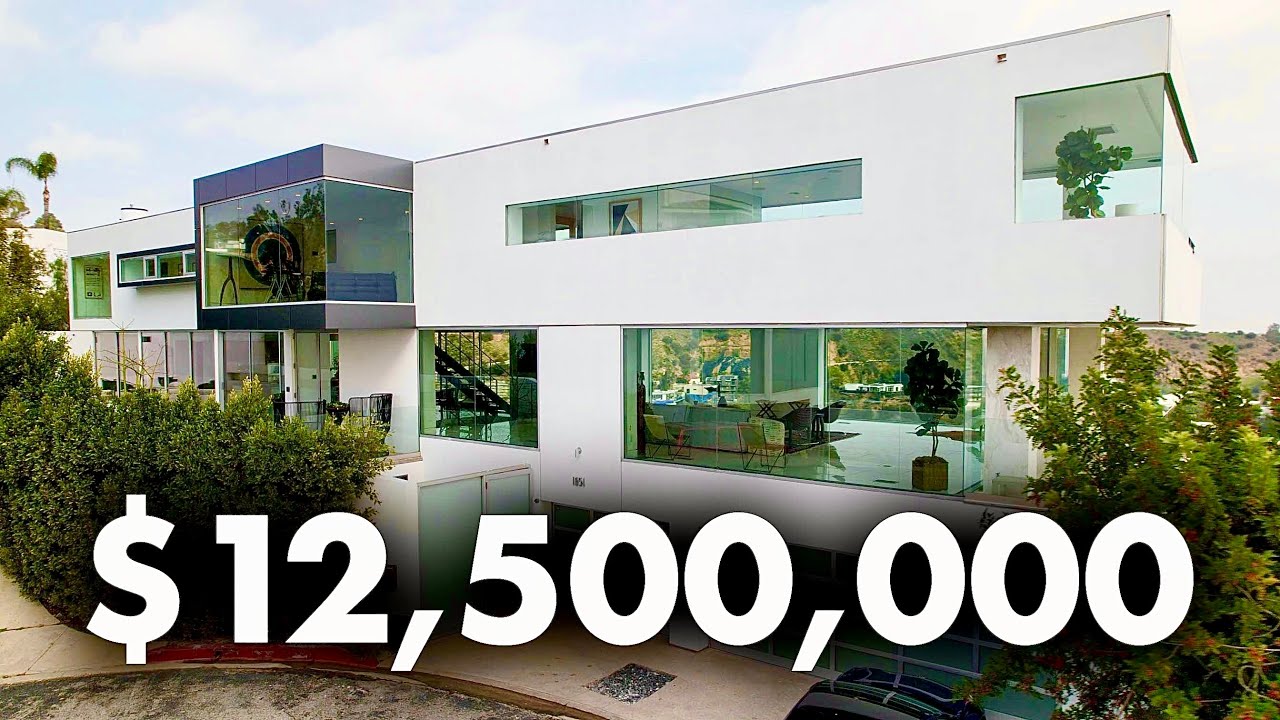 Inside a $12,500,000 Hollywood Hills Mansion with a Nightclub!