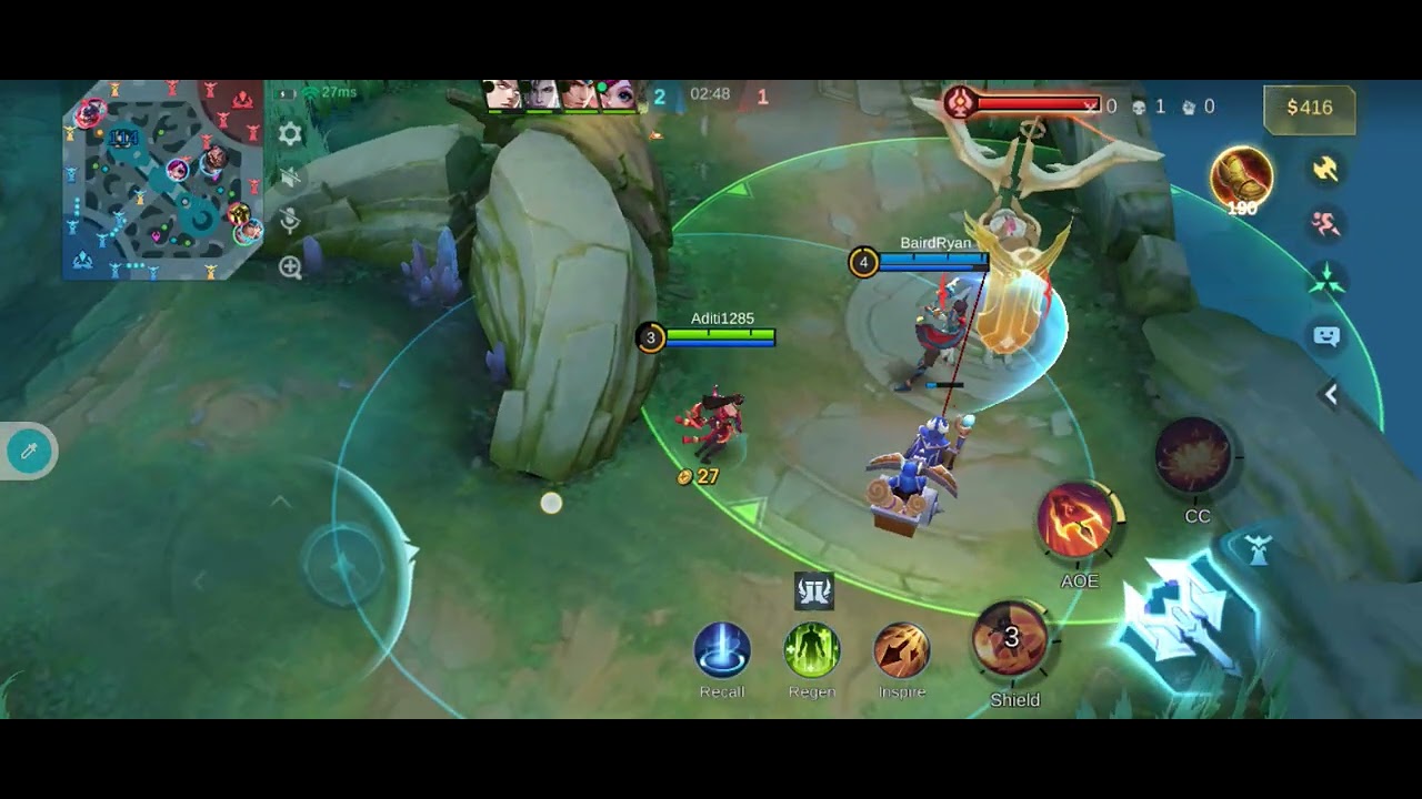 Victory on mobile legend 😀