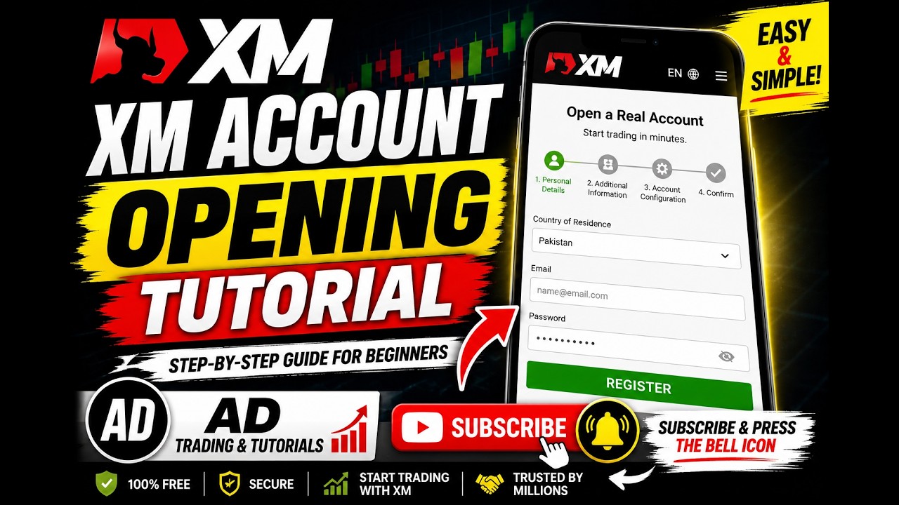 🚀 XM Account Opening Tutorial 2026 | Step-by-Step Guide for Beginners