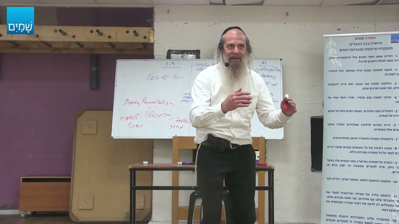 הכשרה 12 צעדים י-ם 7 מפגש 10 רוני אילון-  Memory Reconsolidation