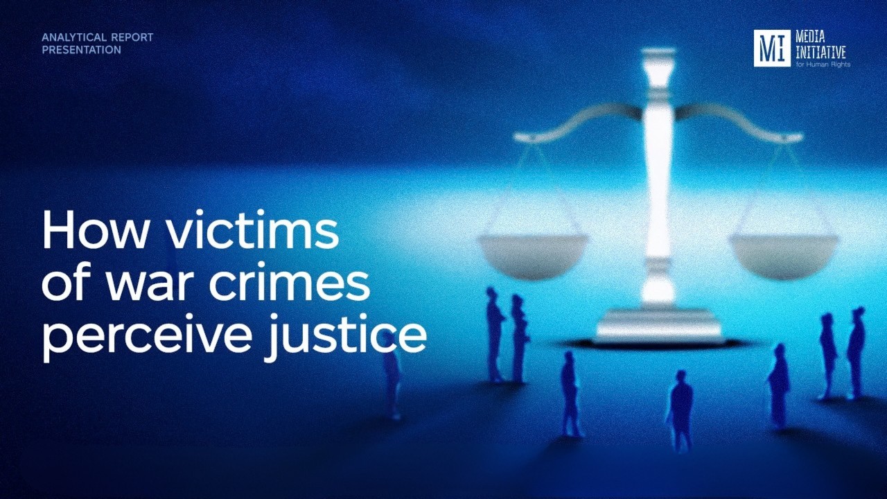 How Victims of War Crimes Perceive Justice | MIHR Report Presentation