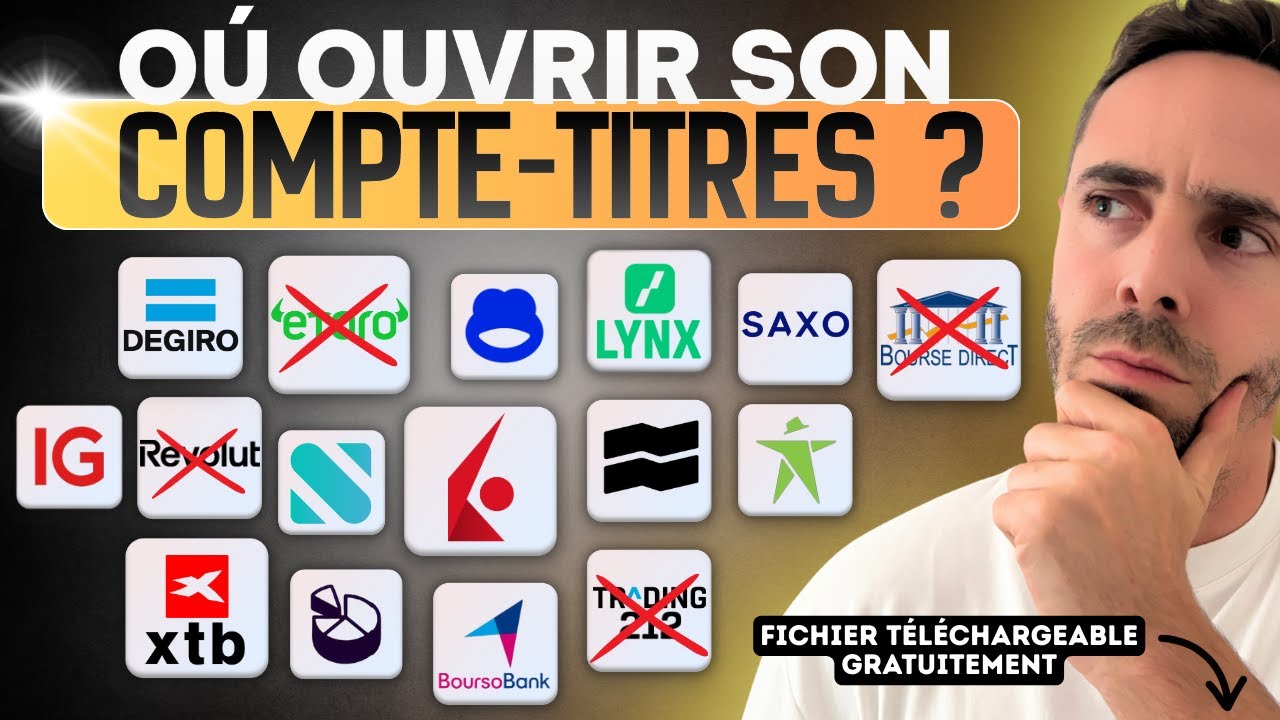 Le MEILLEUR COURTIER pour investir en bourse en 2026 &ndash; Top 16 des meilleurs Compte-Titres