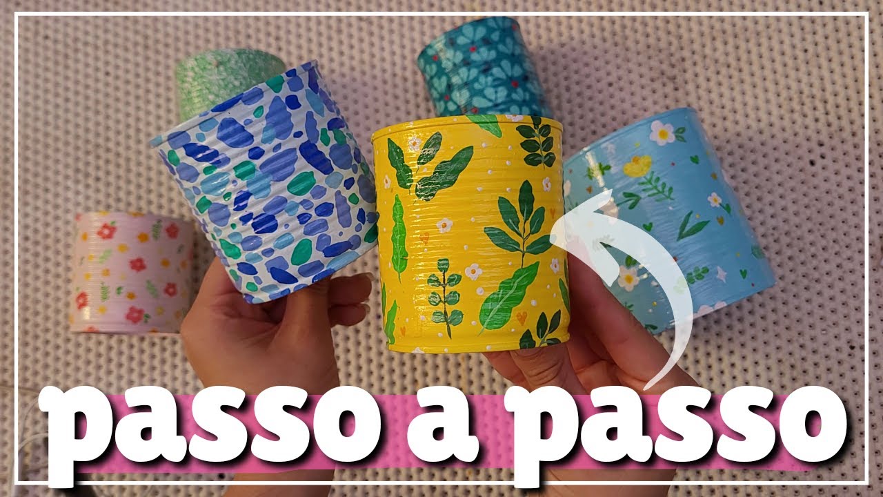 TUTORIAL DAS LATINHAS: Florida, granilite e várias latinhas para plantar suculentas🥰