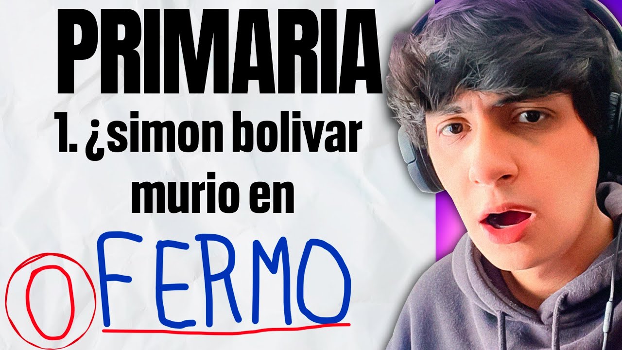 RESPONDIENDO a exámenes de PRIMARIA xd