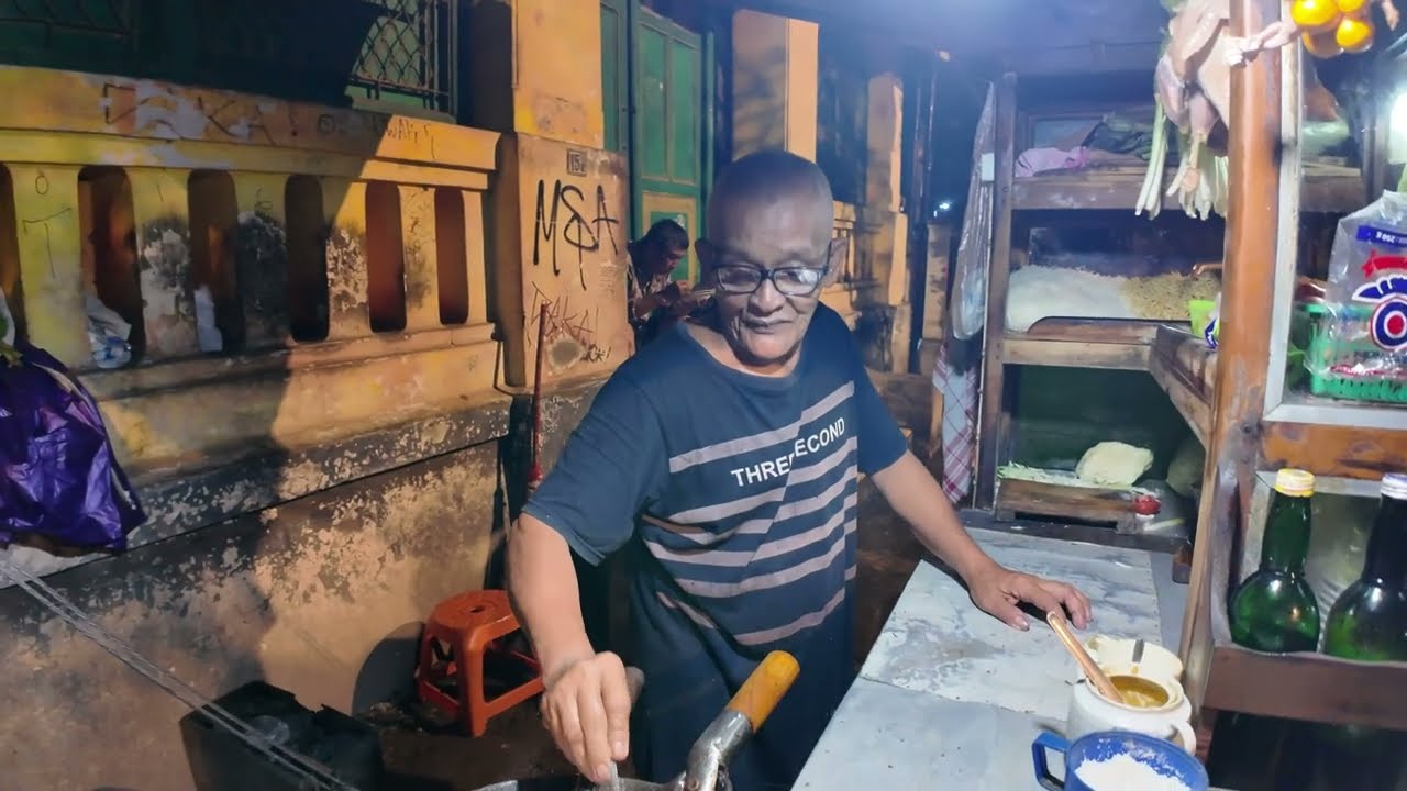 SENDIRIAN SAJA ... DORONG GEROBAG, PASANG TENDA, MEMASAK, BEBERSIH SAMPAI PULANG // BAKMI JAWA PAK M