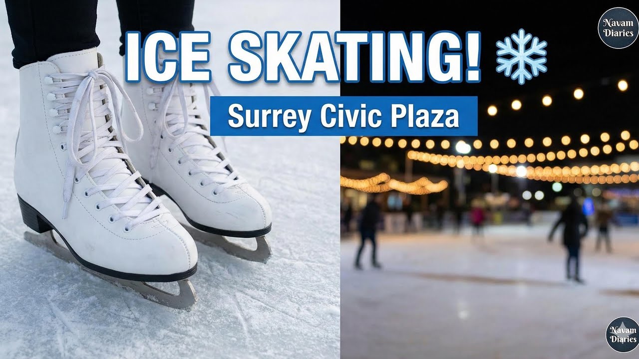 Ice Skating Day at Surrey Civic Plaza ❄️⛸️