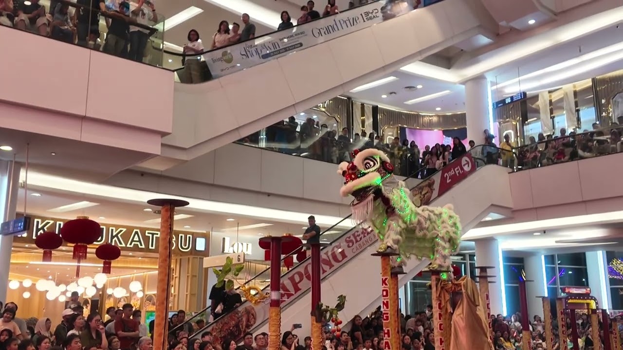 Special perfomance barongsai LED by Kong Ha Hong Anniversary Living World 15th