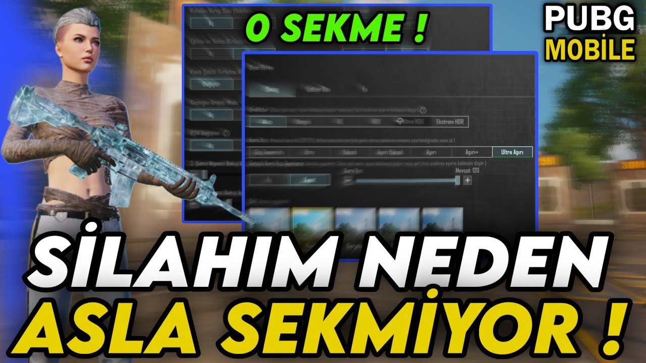 BU AYARLARI YAPMADAN BU OYUNU OYNAMA ! YAPILACAK T&Uuml;M AYARLAR HASSASİYET KONTROL | PUBG MOBİLE