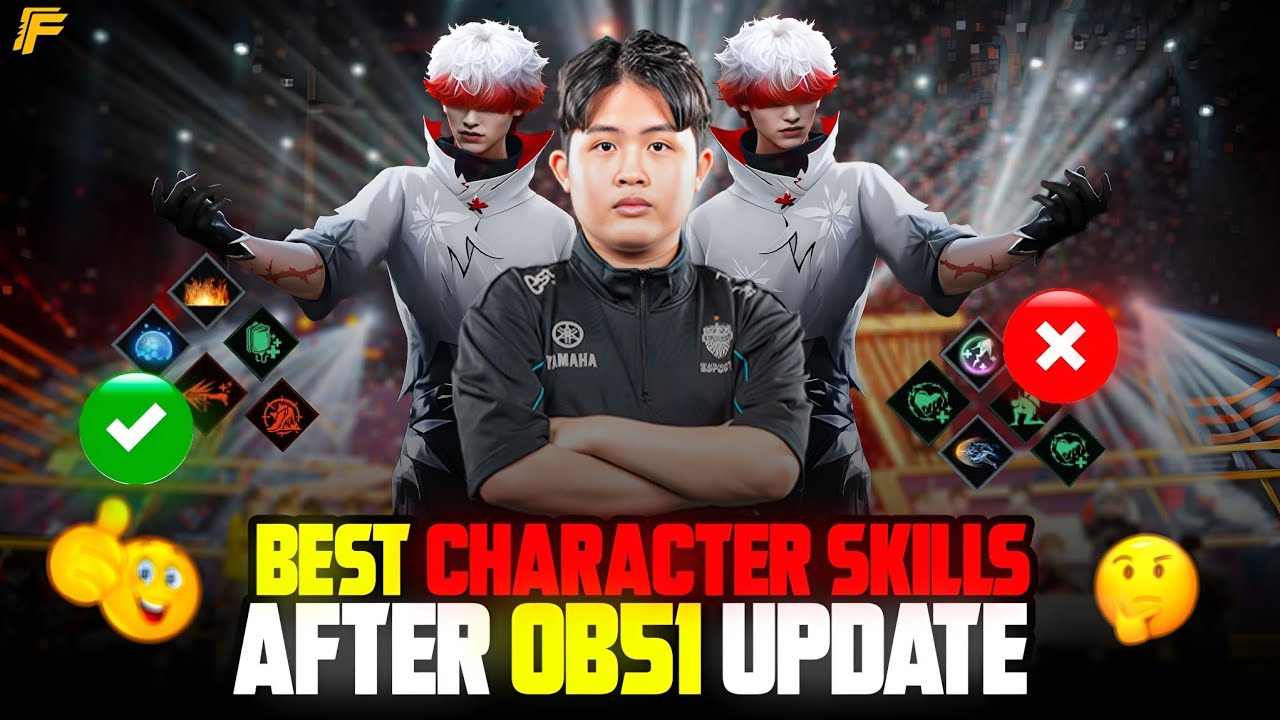 Best Character Combination After OB51 Update For All Roles 💥 | Free Fire 2025 New Meta Explained |